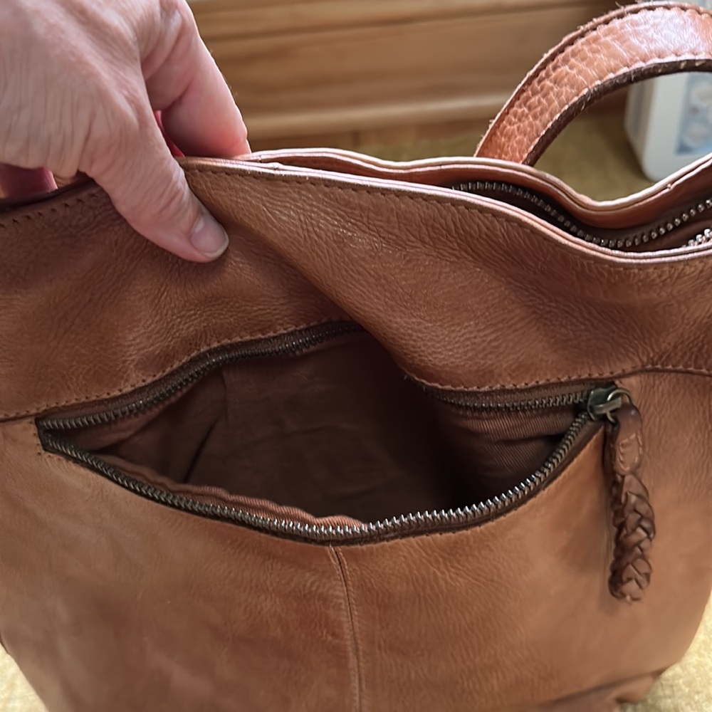 Genuine leather purse made in India, excellent condition - Picture 5 of 8